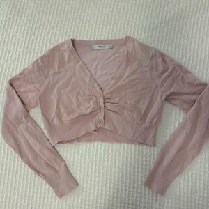Cropped Knit Sweater